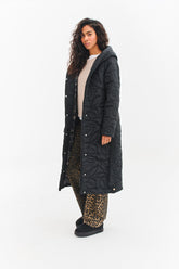 Anabelle Noir quilted coat